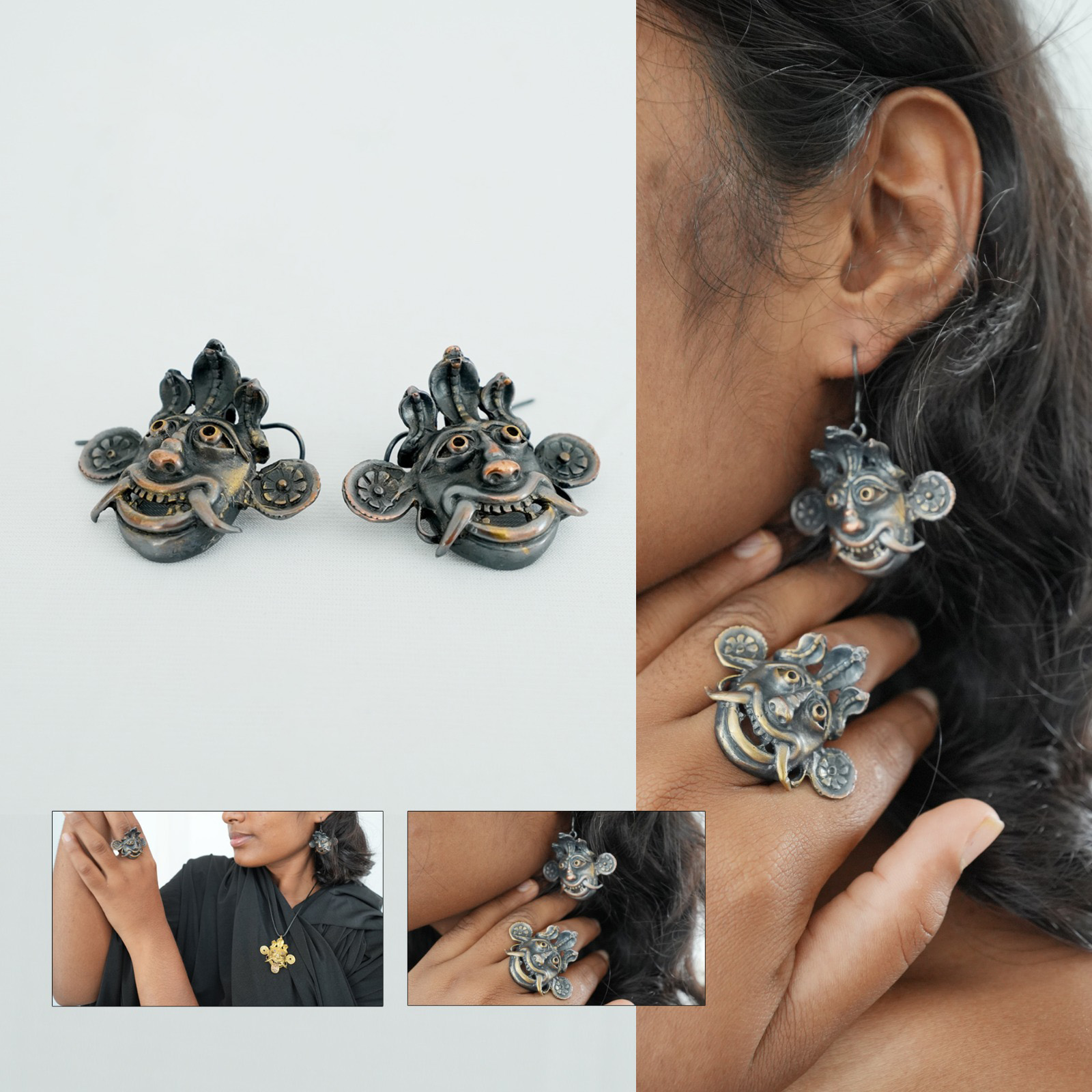 Gara Raksha Mask Jewelry